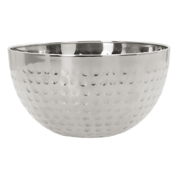 Schale gehämmert Edelstahl, S, ca. 13cmD