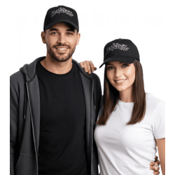 Limp Bizkit Unisex Rap-Rock-Band Trucker-Cap Baseball-Cap mit Logo-Stickerei Baumwoll-Cap Fan-Mütze Schwarz