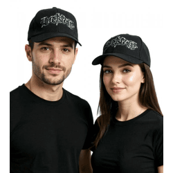 Limp Bizkit Unisex Metal-Band Trucker-Cap Baseball-Cap mit Logo-Stickerei Baumwoll-Cap Fan-Mütze 1233LB Schwarz