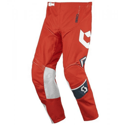 SCOTT Pant 350 Herren Moto-Cross Hose Motorsport-Kleidung mit Unterschenkel-Manschette 240917 1454 Orange/Weiß/Navy