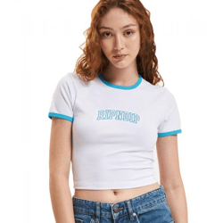 Rip N Dip Team Spirit Kurzes Ringer-T-Shirt weiß