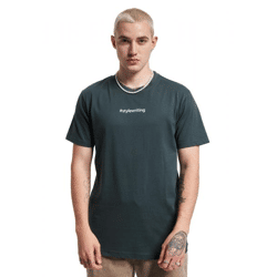 Stylewriting Logo T-Shirt Dunkelgrün/Aqua