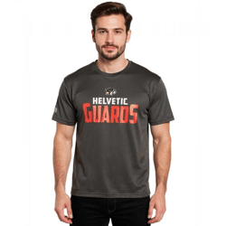 European League Of Football Helvetic Guards 5 T-Shirts tiefschwarz