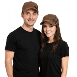 Red Jumpsuit Apparatus Unisex Trucker-Cap Rock-Band Base-Cap mit RJA-Wing-Logo TC110825RJA Braun