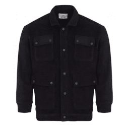 Sixth June Women's Simple Fleece Jacket, Transition Jacket 12065 Black
