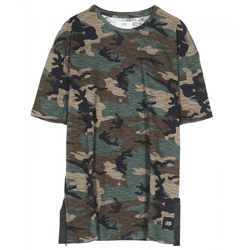 Sixth June Men's Camouflage-Style Cotton T-Shirt, Short-Sleeve, M3409CTS-CAMO, Green