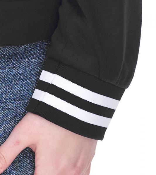 AjC Blazer Damen Business-Jacke mit Ein-Knopf-Verschluss Blazer Anzug-Jacke 71618907 Schwarz