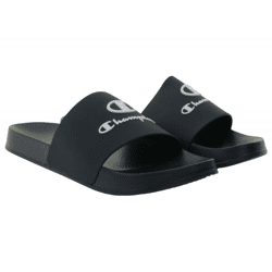 Champion Kos Damen und Herren Bade-Schuhe Badelatschen Sommer-Schuhe Schlupf-Schuhe S22175 KK001 Schwarz