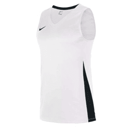 NIKE Team Fitness Damen Tank-Top mit DryFit Sport-Shirt Trainings-Shirt NT0211-100 Weiß/Schwarz