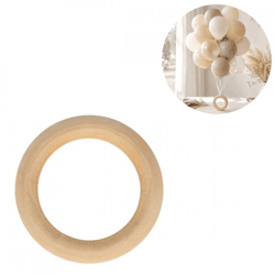 Ballongewicht Ring Holz 8 cm