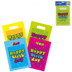 Folat geschenktas Happy Birthday 23 cm 8 stuks