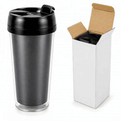 Reisebecher schwarz 400 ml