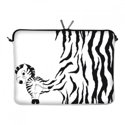 Digittrade Laptop-Hülle „Zebra“, 15,6 Zoll