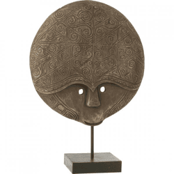 J-Line beeld masker Julien hout 65 cm