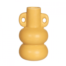 Vase Chubby gelb 18,5 cm