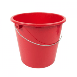 Bucket 5 liters red