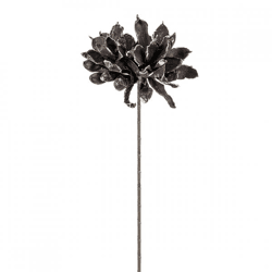 Schaumstoff Kunstblume Lisa schwarz 90 cm