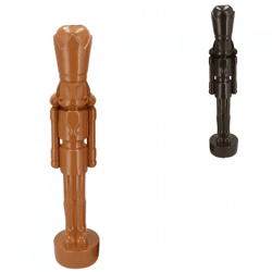 Statue Nussknacker schwarz/braun 36 cm 2 Stück sortiert