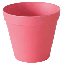 Boltze Blumentopf Bamboo rosa 18,5 cm
