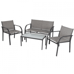 Lifetime Garden Garten-Set Paris 105 cm 4er-Set B-choice