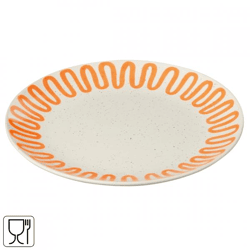 J-Line Platte Curve orange 22 cm