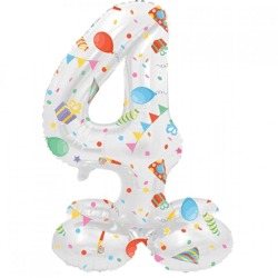 Folat Folienballon stehend 4 Joyful party 41 cm