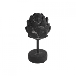 Countryfield Statue Artischocke auf Fuß Davor schwarz 18 cm