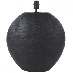 Light & Living Skeld Lamp Base, EU Plug, Black, 57 cm