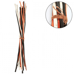 Bündel Dekoration Holz braun/terra/beige 100 cm