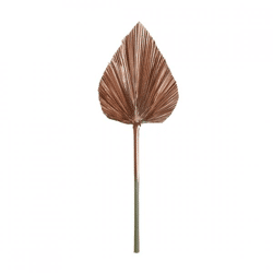 Light en Living kunsttak palmblad Plantae koperkleurig 57 cm