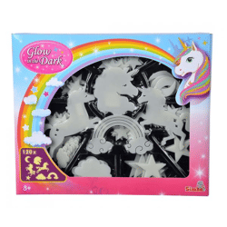 Simba 107826049 - Glow in the Dark Einhorn Mega Set