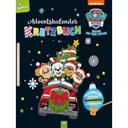 Paw Patrol - Adventskalender-Kratzbuch