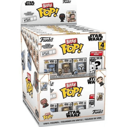 Funko 81396 - Bitty POP! - Mandalorian S1 sortiert im 12er Display - 4er Pack