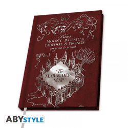 HARRY POTTER - A5 Notebook Marauder's map