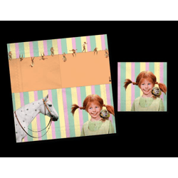 PIPPI LANGSTRUMPF - Servietten - 33 x 33 cm