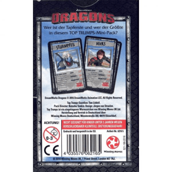 Winning Moves 62165 - Top Trumps Mini Dragons - Kartenspiele im Display