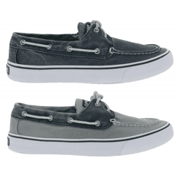 SPERRY Bahama II SW Herren Sommer-Halbschuhe Bootsschuhe Canvas-Schuhe Navy oder Grau/Blau