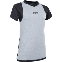 ION Damen Radtrikots Scrub AMP Trikot Schwarz