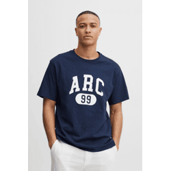 klassisches SOLID SDFinlee Herren T-Shirt mit Rundhals Shirt 21107749-194010 Blau