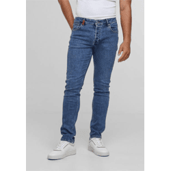 bequeme 2Y Premium Herren Jeans Slim Fit Blau