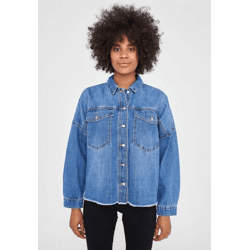 bequeme Noisy May Damen Jeans mit Baumwolle Blau
