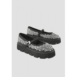 bequemes Buffalo Damen Slipper Schwarz