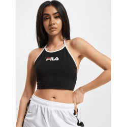 modernes FILA Damen T-Shirt Stretch mit Baumwolle Schwarz