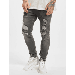 Modern 2Y Premium Men's Skinny-Fit Jeans with Cotton, Dark Gray