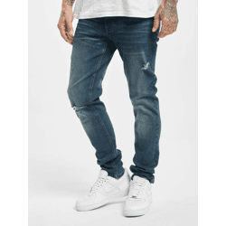 Comfortable Denim Project Men's Skinny-Fit Stretch Jeans with Cotton, Blue