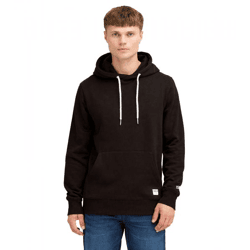 klassischer SOLID SDChap Herren Kapuzenpullover aus Sweat Hoodie Große Größen 21301306ME-194008 Schwarz