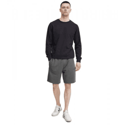 klassische SOLID SDHansi Herren Sweatshorts mit Kordelzug Shorts Große Größen 21301143ME-193910 Grau