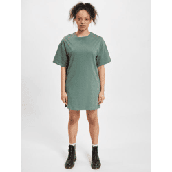 modisches DEF Damen Kleid mit Baumwolle Grün