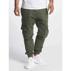 moderne DEF Herren Jeans Reißverschluss Taschen mit Baumwolle Khaki