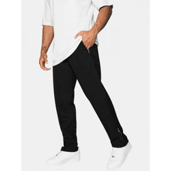 lässige Dropsize Herren Jeans Schwarz